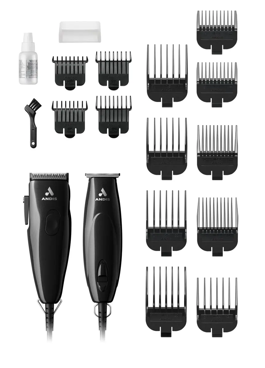 Andis Hair Trimmer & Clipper Set | PivotMotor, Stainless Steel Blades, Heavy-Duty Cord, Unisex - view 2
