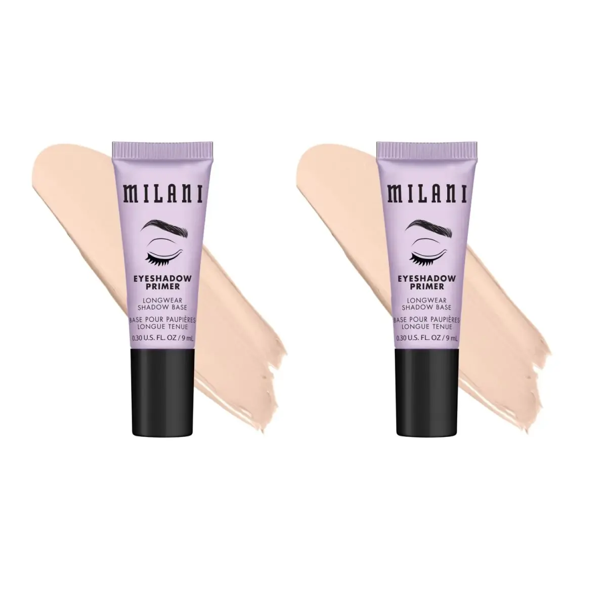 Milani Eyeshadow Primer Clear Longwear Crease-Proof Eye Makeup Base 2PK | Maximizes Pigment & Color Payoff - main product image