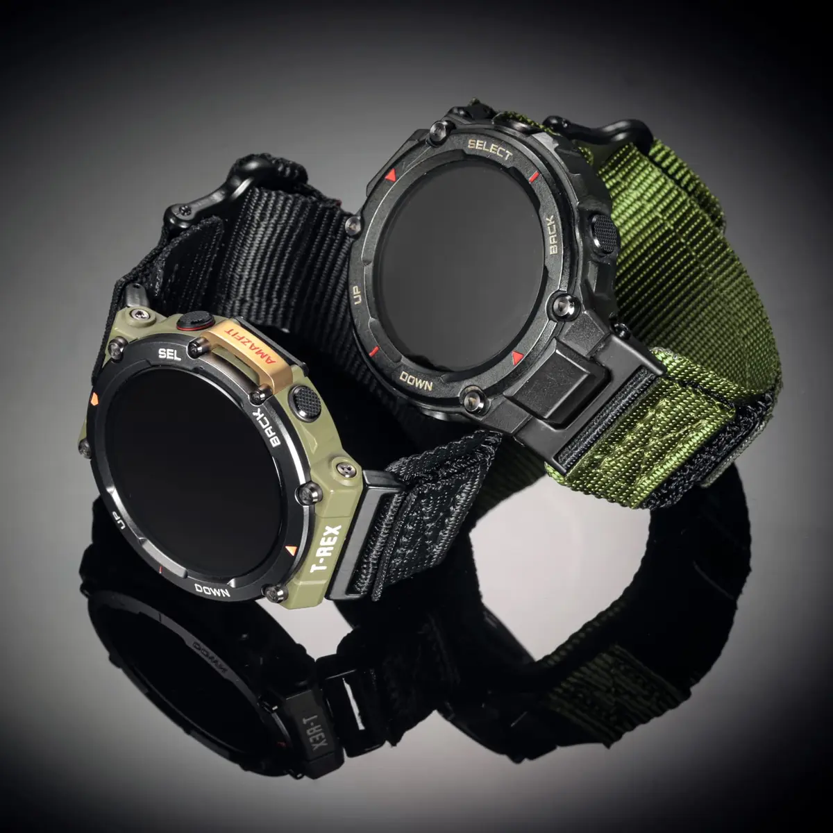 SMITHA Nylon Watch Band Compatible with Amazfit T-Rex Series | Heavy Duty Adventure Strap (44mm/48mm) - view 2