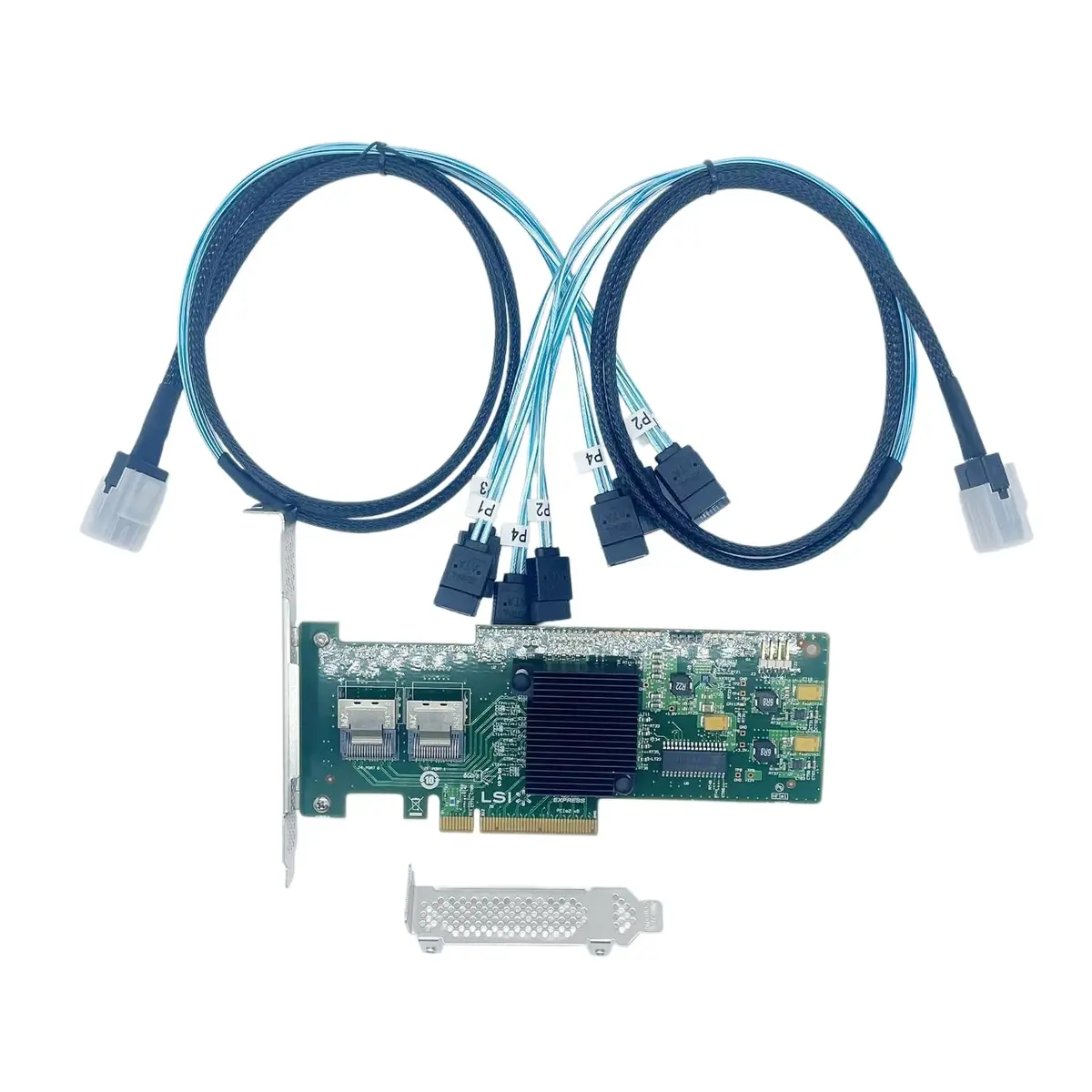SXTAIGOOD PCIe 2.0 X8 RAID Controller Card with 2*SFF-8087 SATA | IT Mode, ZFS FreeNAS, unRAID Support (100 words) - view 2
