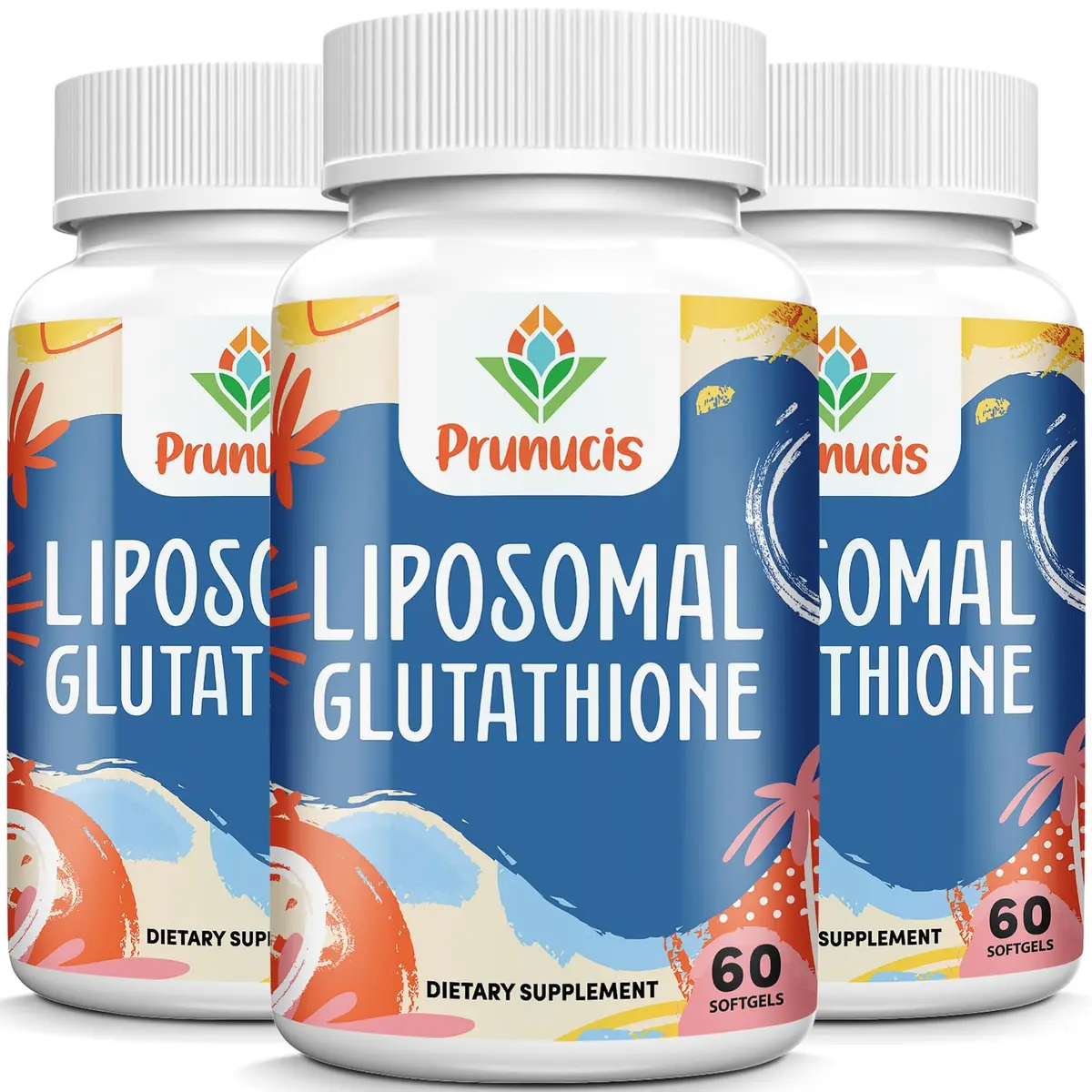 Prunucis Liposomal Glutathione 180 Softgels | High Absorption & Antioxidant Support - main product image