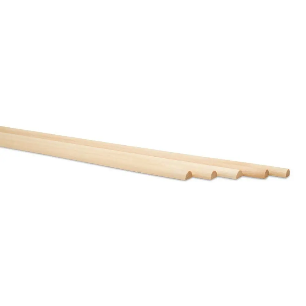 Woodpeckers Split Wood Dowel Rods 12 Inch 1/2 Inch | Pre-Split Hardwood for DIY & Feature Walls - view 4