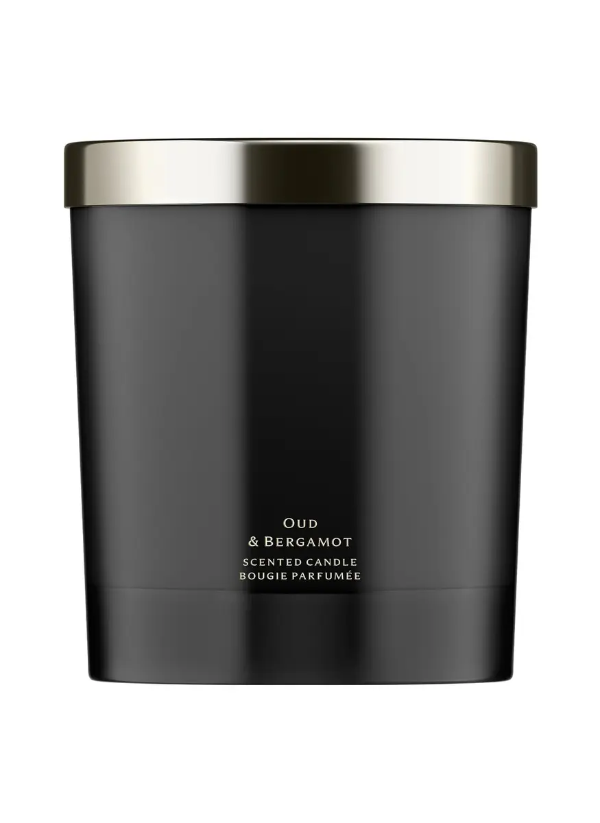 Jo Malone Oud & Bergamot Home Scented Candle, 200 Gram | Rich Oud & Bergamot Fragrance for Elegant Ambiance - main product image