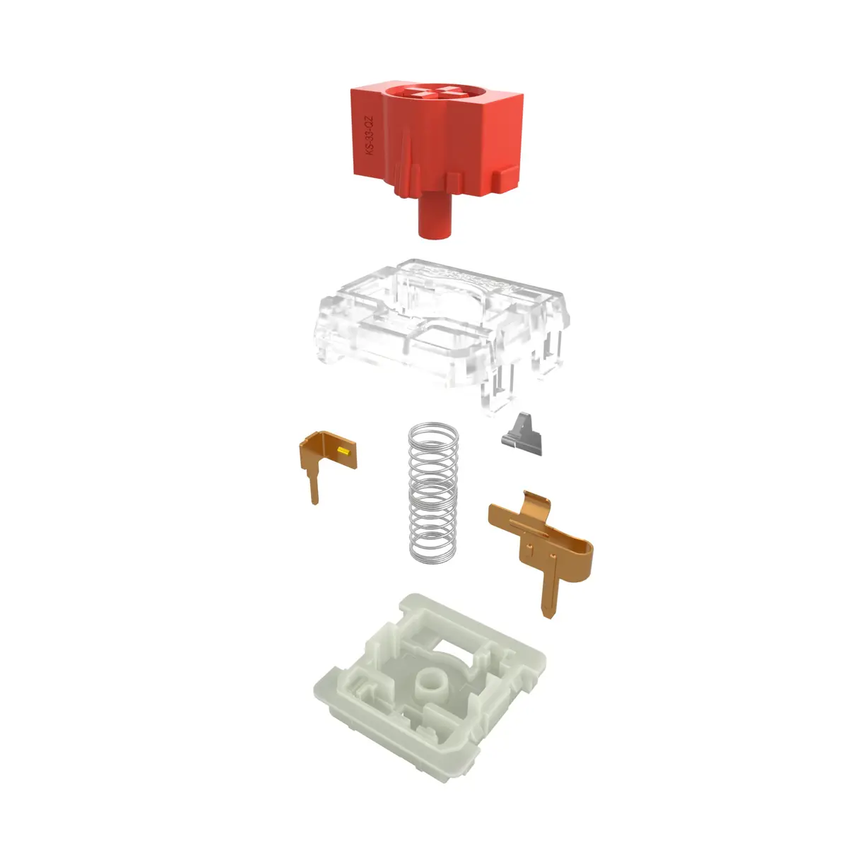 GATERON KS-33 RGB Low Profile 2.0 Keyboard Switches (Red, 35 Count) - view 4