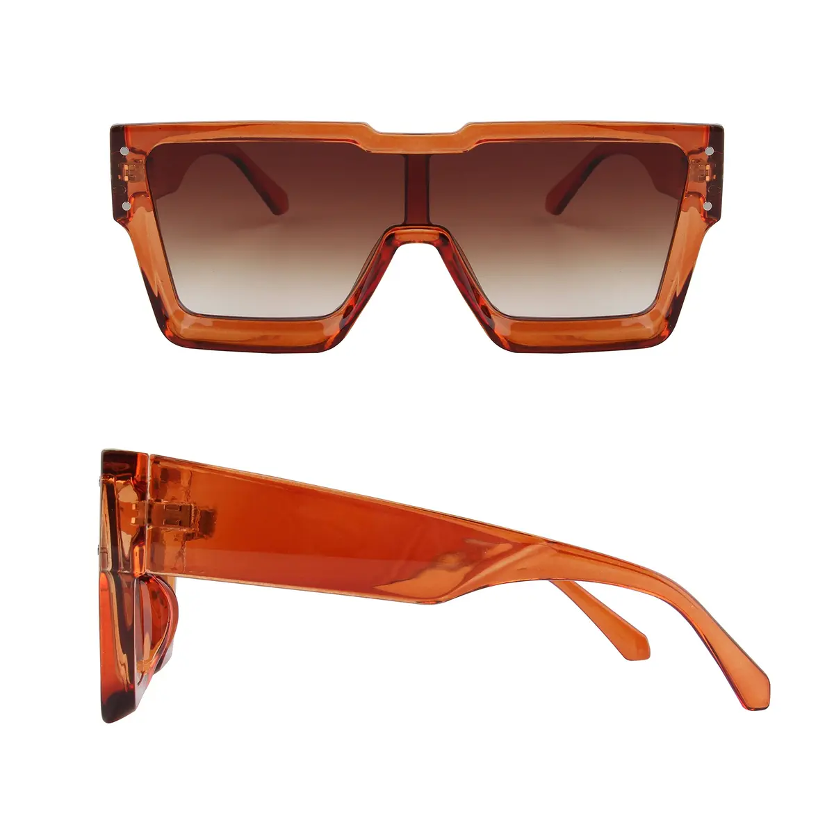 KENBO Oversized Square Sunglasses for Women Men One Piece Lens | UV400 Polarized Fashion - view 6