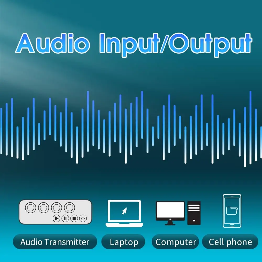 AGJ Wireless Tour Guide System, 1 Transmitter 15 Receivers, UHF 902-928 MHz | Long Range, Rechargeable, Easy Operation - view 10