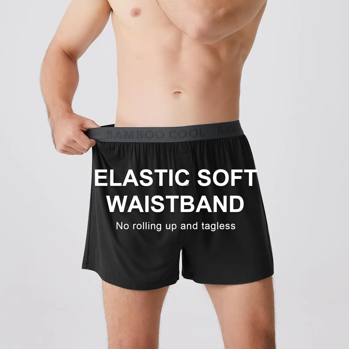 BAMBOO COOL Men's Boxer Shorts, XX-Large | Soft Breathable Loose Underwear for Daily Comfort - view 3
