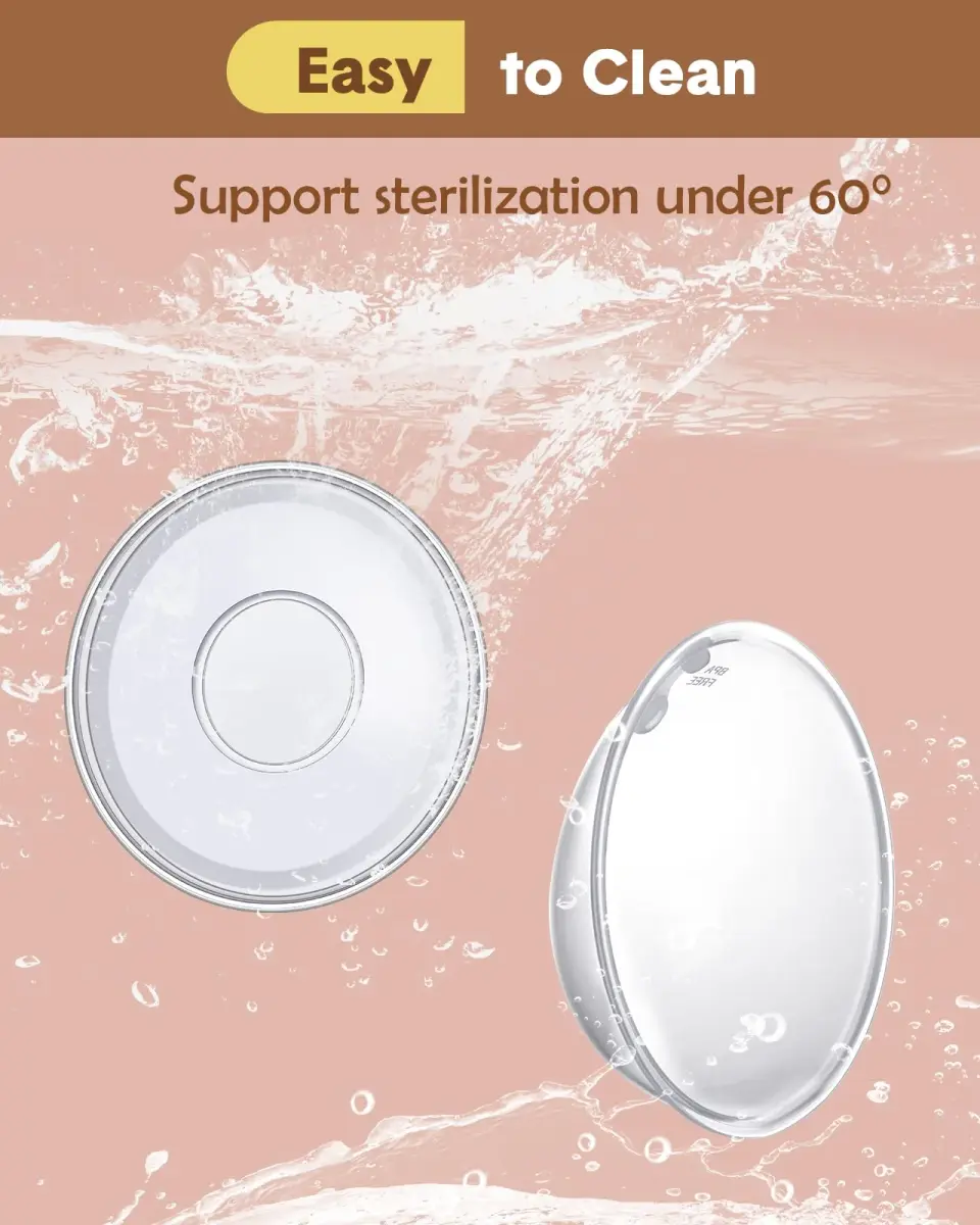 Lictin Milk Collector Catcher for Breastmilk - Breast Shells Milk Catcher (60ml / 2 Count) - view 5