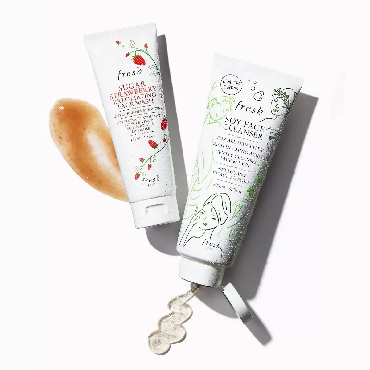 Fresh Soy Face Cleanser Gel 249ml (8.4 Fl Oz) | Gentle, Makeup Removing, Hydrating - view 3