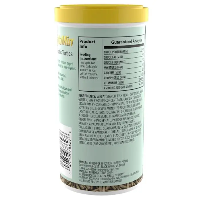 Tetra ReptoMin Floating Food Sticks 245g (8.65 oz) | Scientifically Formulated for Aquatic Turtles - view 2