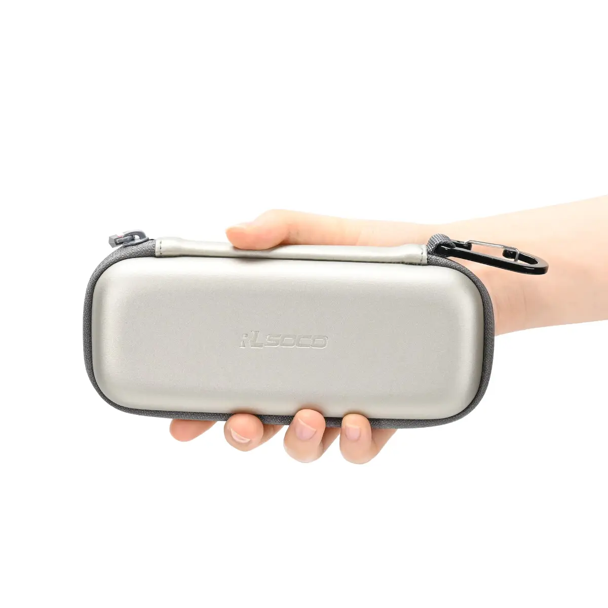 RLSOCO Carrying Case for Microsoft Arc/Surface Mouse & Stylus Pen | Gray, Hard Shell, Water-Resistant (18.7cm x 10.6cm x 4.4cm) - view 7