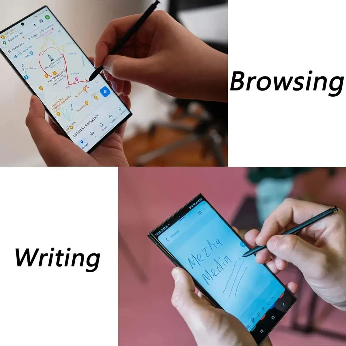 Peixiong S Pen for Samsung Galaxy S23 Ultra 5G Stylus Pen Replacement 8cm (0.3in) | 4096 Levels Pressure Sensitivity - view 3