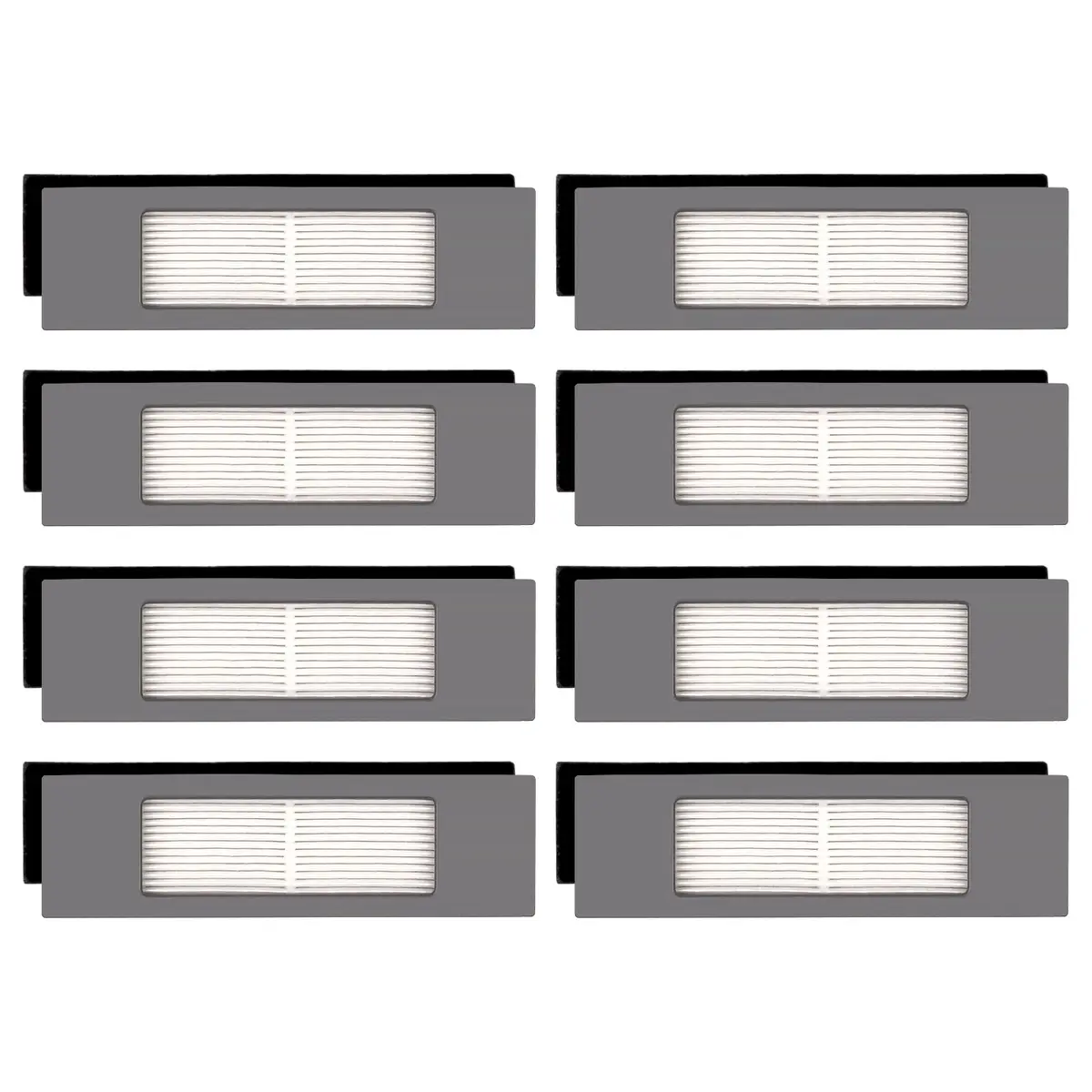CHAIN PEAK N10 HEPA Filter 8-Pack | 99.9% Filtration for Ecovacs Robot Vacuums - main product image
