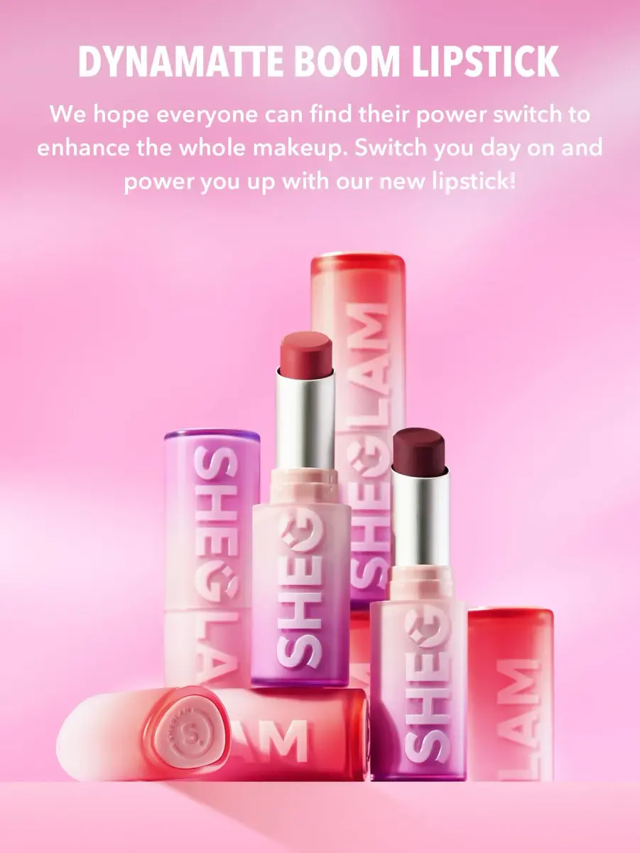 SHEGLAM Dynamatte Boom Waterproof Matte Lipstick - Rule Breaker | 0.0952 Ounce (2.7 g) - view 7