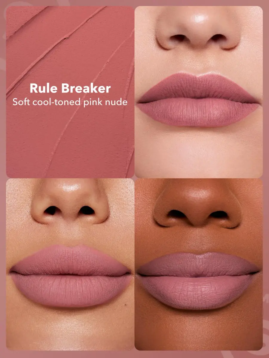 SHEGLAM Dynamatte Boom Waterproof Matte Lipstick - Rule Breaker | 0.0952 Ounce (2.7 g) - view 4