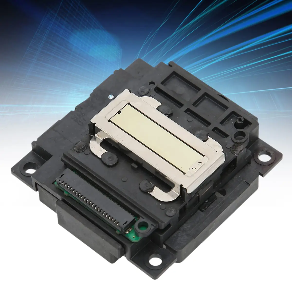Qiilu Black Print Head for Epson L301 L300 L303 L351 L355 L358 L111 L120 L210 L211 ME401 ME303 Printers | Reconditioned ABS Print Head - view 3