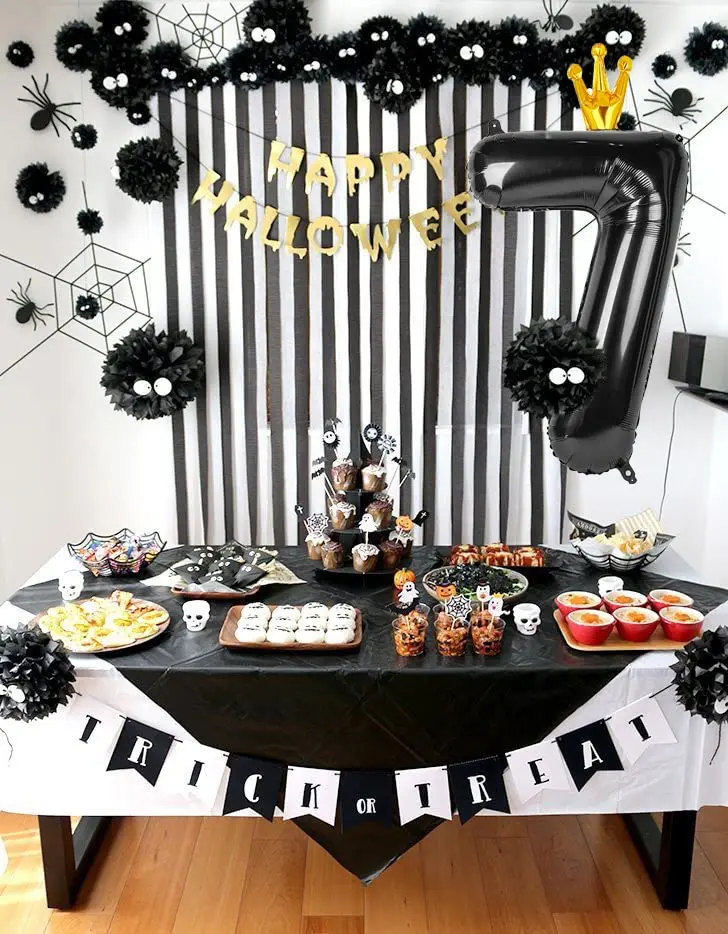 IWERP Black Crown 8 Balloon - 40 Inch Number Balloon | 8th Birthday Decorations - view 7