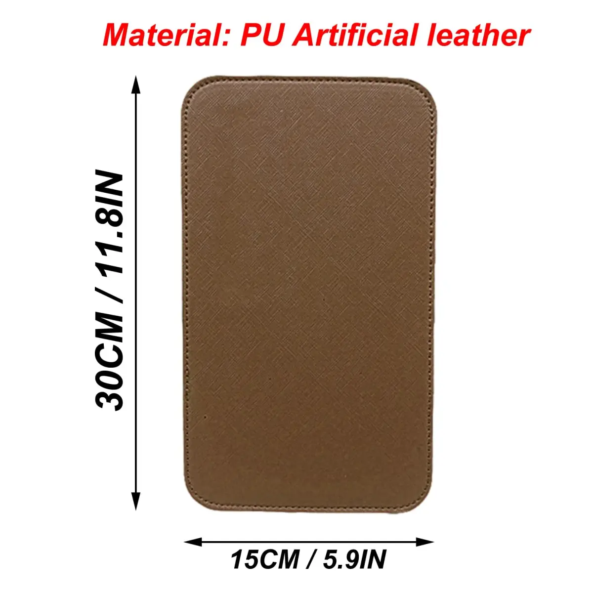 ZARSIO Handbag Base Shaper Liner Board for Speedy 30 Purse 30cm (11.8 x 5.9 inch) | PU Leather with Arc Corner Insert - view 4