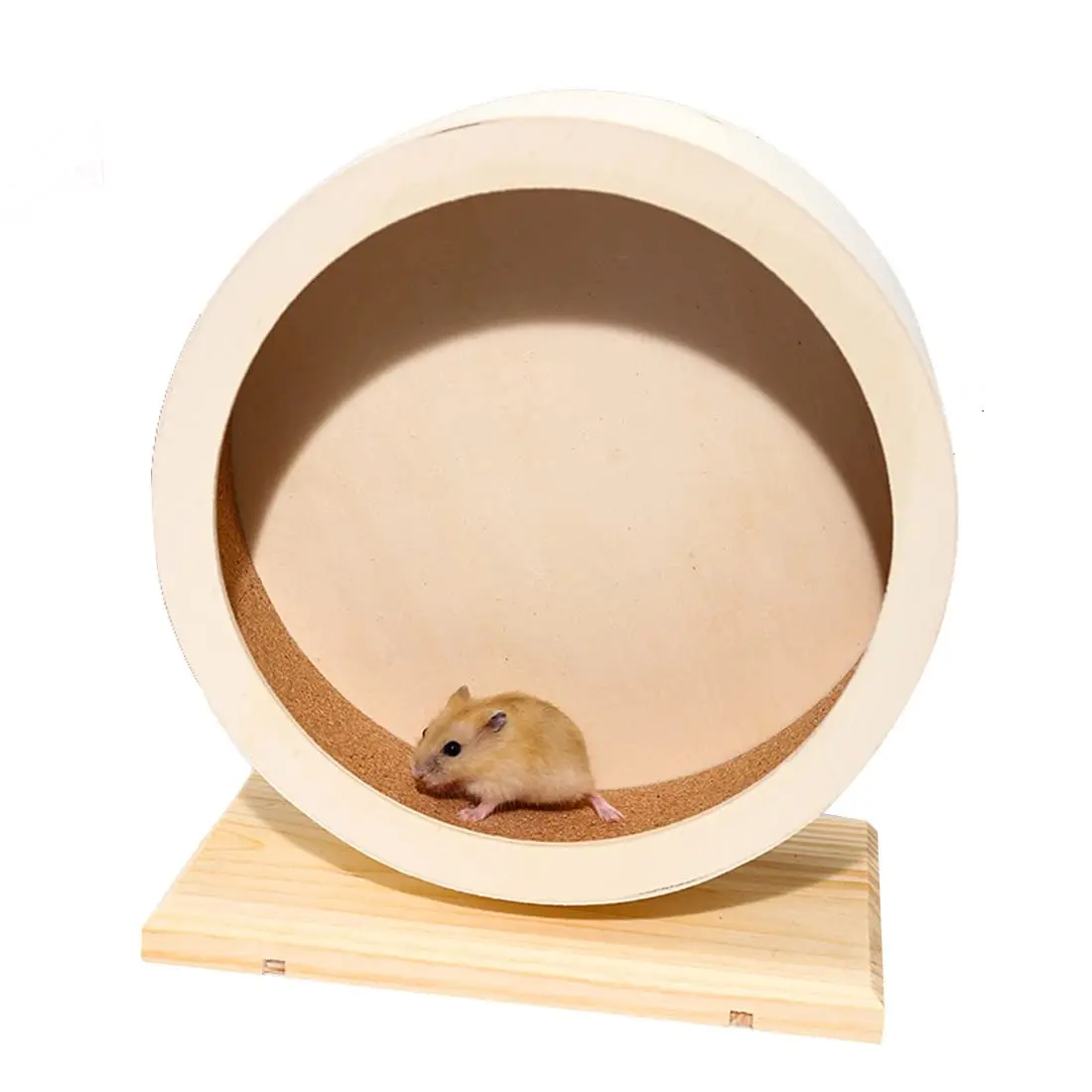 antiai Hamster Wooden Silent Wheel, 9.8 Inch Small Animal Exercise Wheel | Quiet, Durable & Safe for Small Pets - main product image