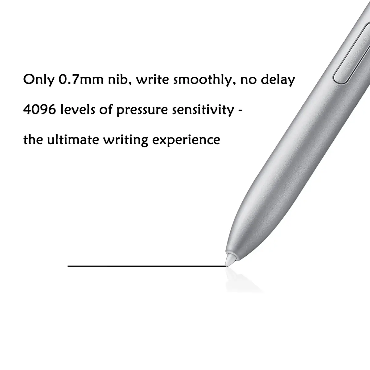 Peixiong Replacement Stylus Pen for Samsung Galaxy Tab S7 FE & S7+ | Mystic Silver (10g) - view 3