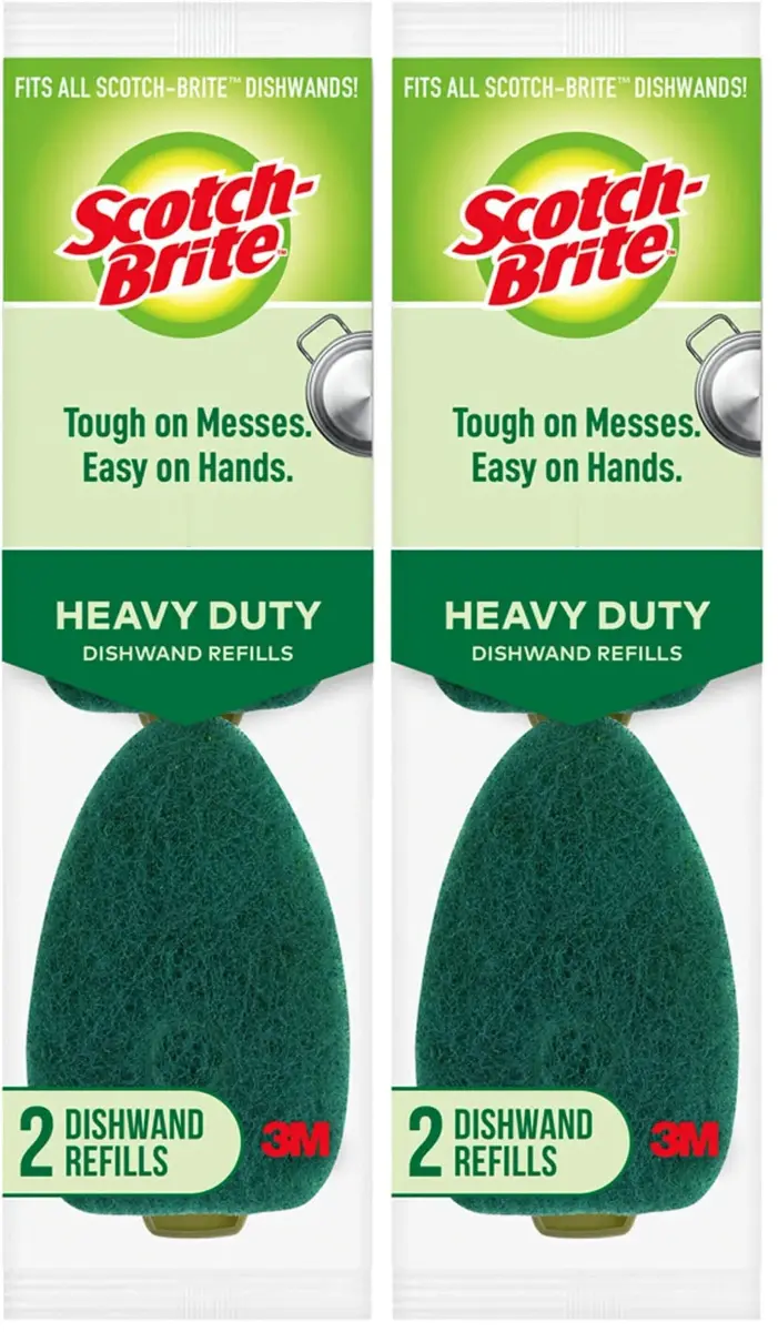 Scotch-Brite Heavy Duty Dishwand Refills 2.27 kg (5 lb) | Scrubbing Fibers Made from 100% Recycled Content - main product image