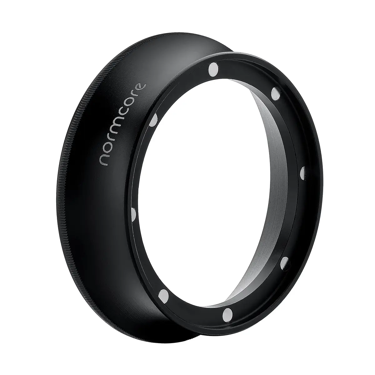 Normcore 51mm Magnetic Dosing Funnel, Anodized Aluminum, Black | Compatible with 51mm Portafilters - main product image
