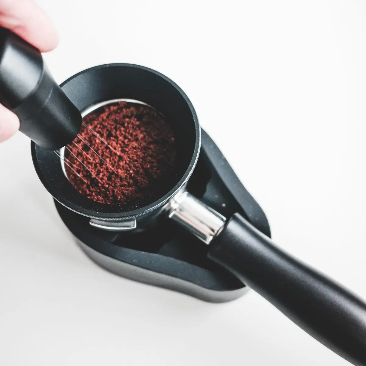 Normcore 51mm Magnetic Dosing Funnel, Anodized Aluminum, Black | Compatible with 51mm Portafilters - view 2