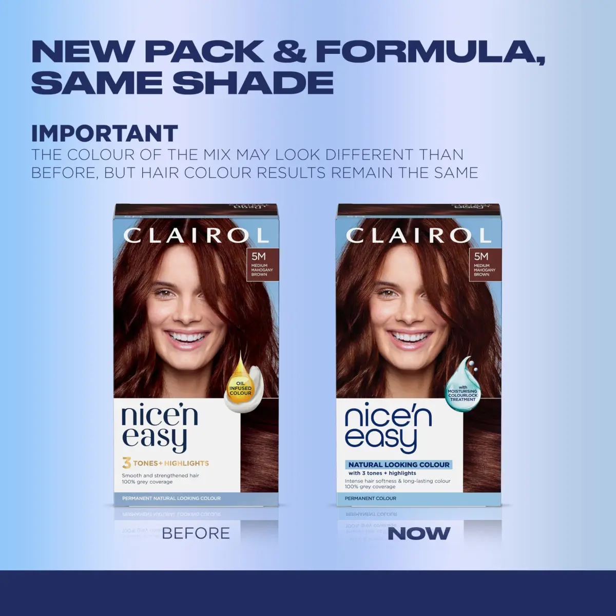 Clairol Nice'n Easy Permanent Hair Dye 3BG Deep Burgundy, 6.26 Fl Oz (Pack of 3) | 100% Gray Coverage - view 2