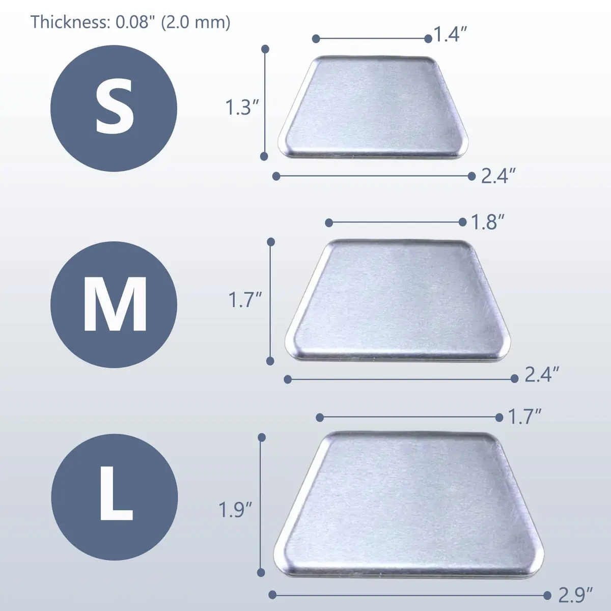 MUROCEA Aluminum Nasal Splints | Support for Rhinoplasty & Fracture | Adult Unisex - view 2