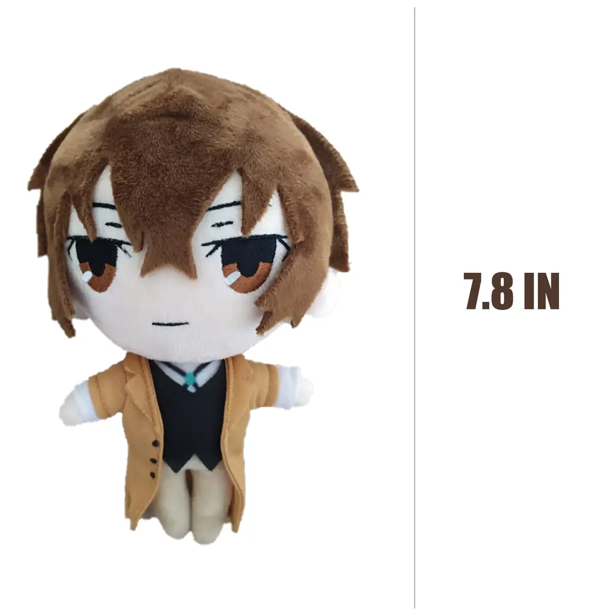 Kejodiy Dazai Plush Doll Anime Plush Animal Soft Cartoon Figure BSD Toys Cushions Pillows Gifts 20cm (7.8 Inches) - view 2