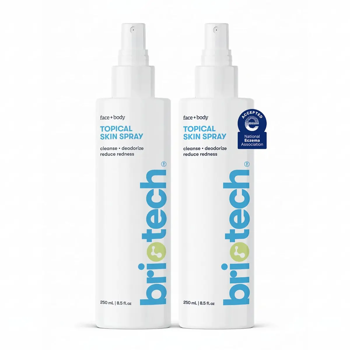 BRIOTECH Topical Skin Spray HOCl Skincare 500ml (17 Fl Oz) | Calms Redness & Soothes Stressed Skin - main product image