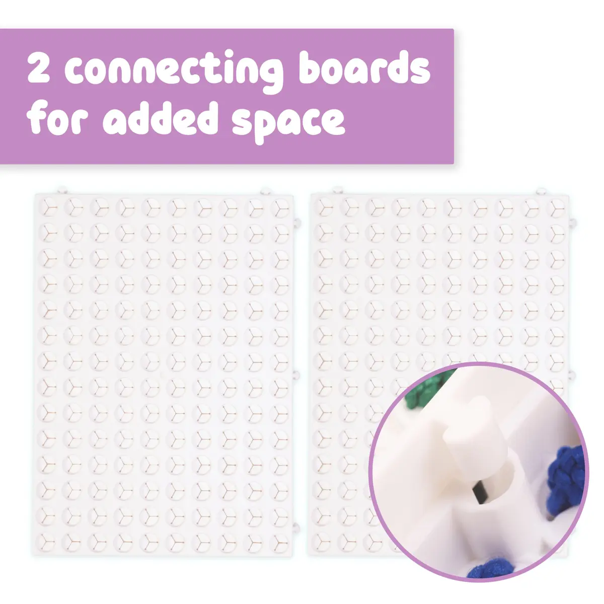 SPARK & WOW Calm Down Threading Boards Set of 2, Sensory Activity Board 19.3 cm (7.7”W x 5.5”H) | ASTM-Tested Educational Toy for Kids 3+ - view 5