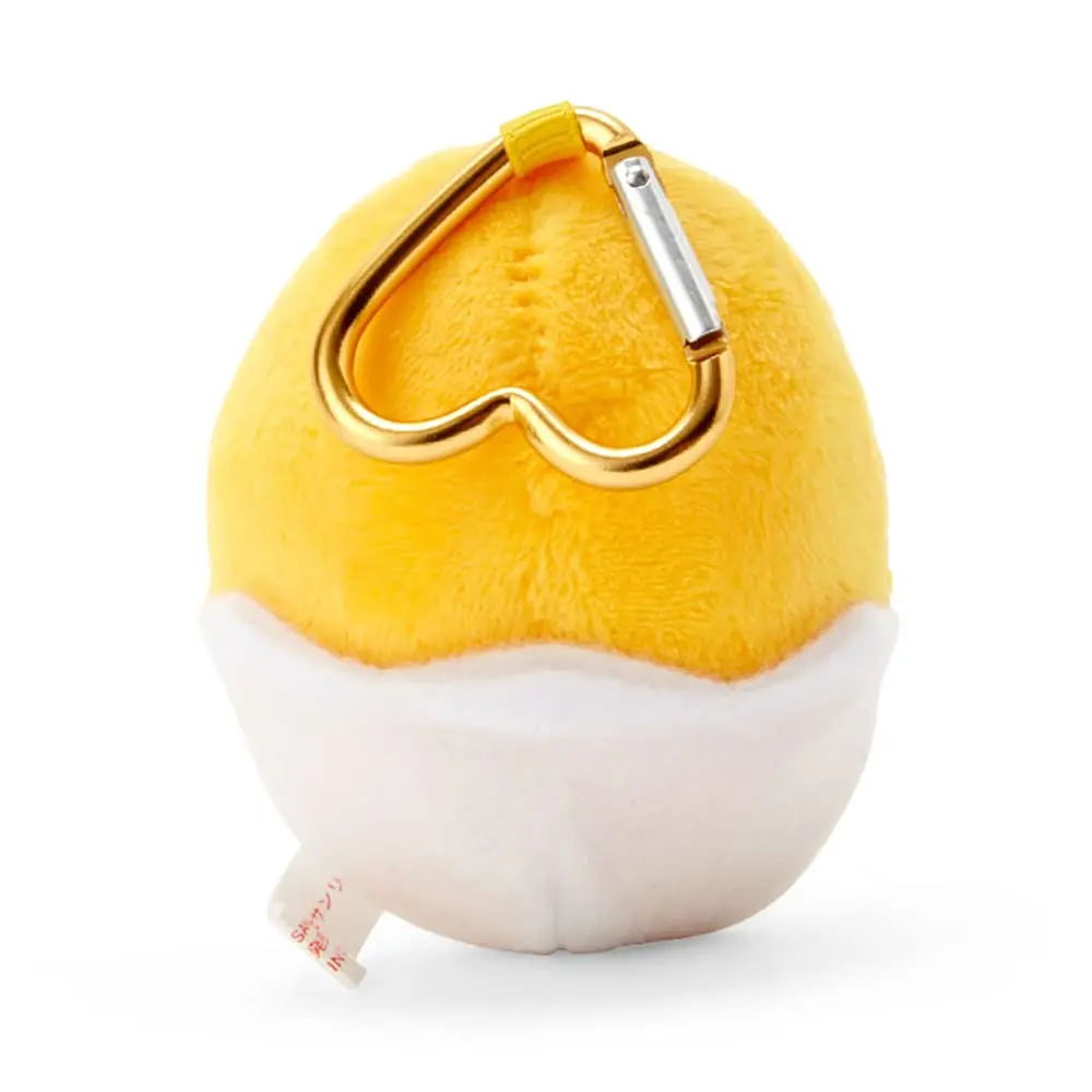SANRIO Gudetama Mini Mascot Holder Yellow | Heart-Shaped Bag Accessory for Kids & Unisex - view 3