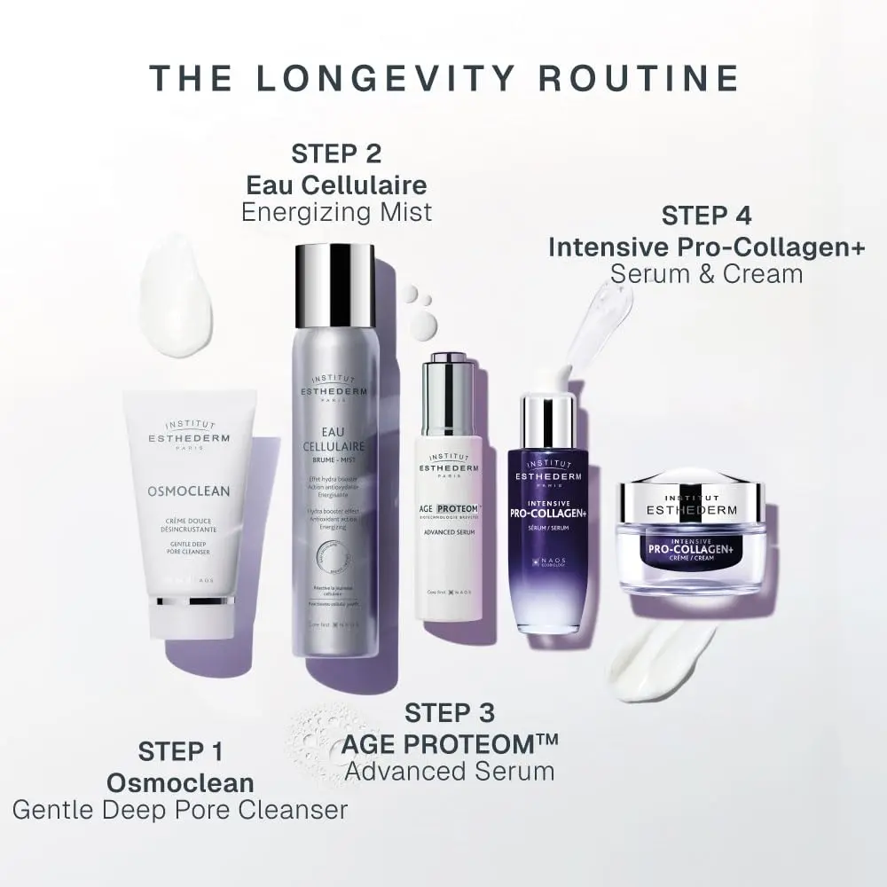 INSTITUT ESTHEDERM PARIS Age Proteom Advanced Serum 30ml | Reduces Wrinkles & Boosts Radiance - view 7