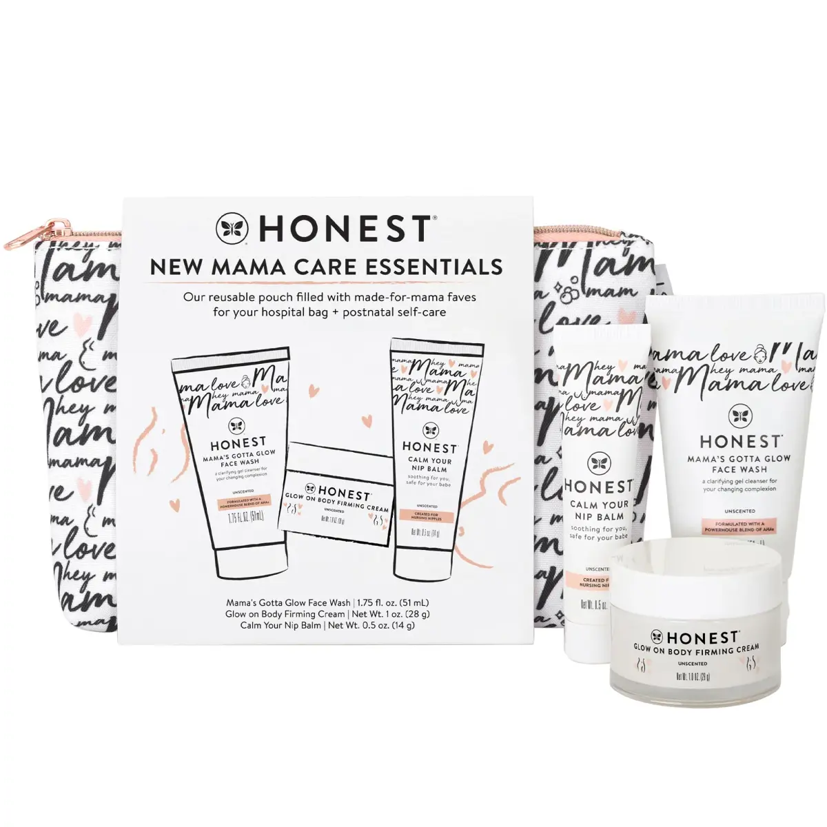 The Honest Company New Mama Care Gift Set | Mini Essentials for Postnatal Self-Care - main product image
