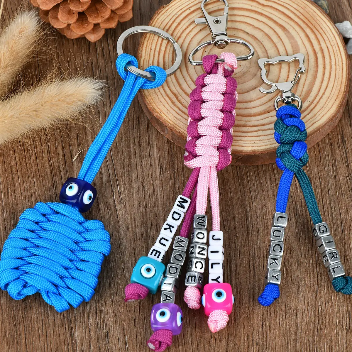 MONOBIN Paracord Kit with Jig & Accessories | 36 Colors for Crafts & Outdoor Use - view 2