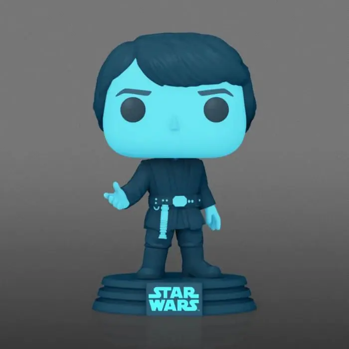 Funko Star Wars Return of The Jedi Holographic Luke Skywalker Vinyl Figure 20cm | Glow in The Dark Collectible Kid Gift - view 2