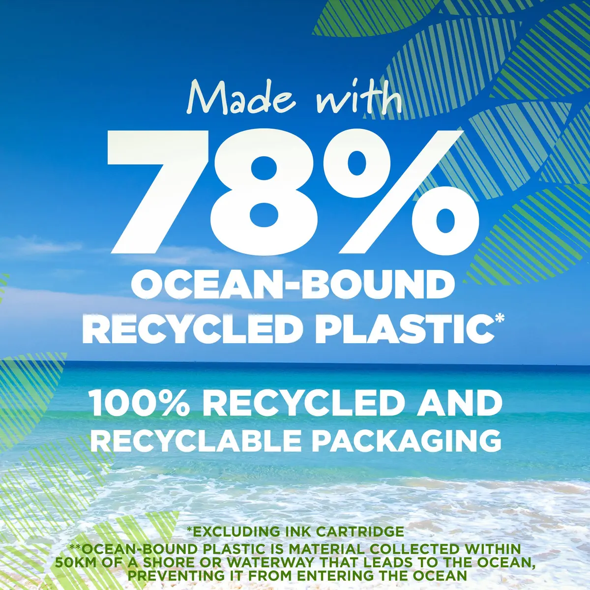 BIC Ecolutions Ocean-Bound Ball Pens, Medium Point, 1.0mm | Eco-Friendly Ocean Plastic - view 5