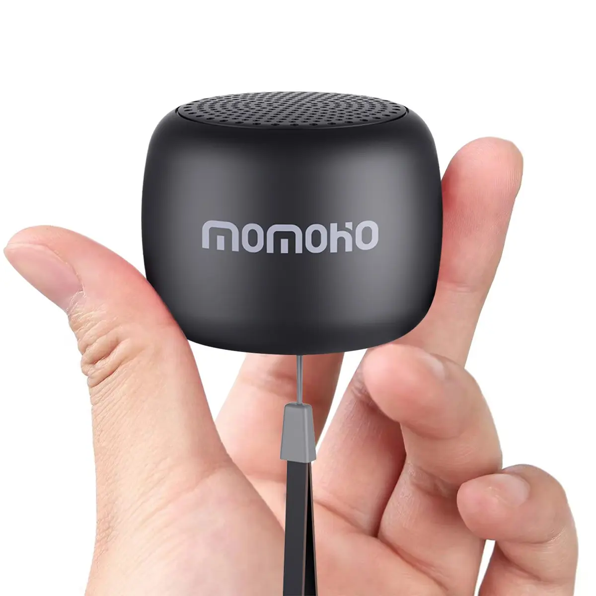 MOMOHO Mini Bluetooth Speaker Wireless Small Bluetooth Speaker with Built in Mic, TWS Portable for Travel Party Gift Outdoor Laptop (Black) - main product image