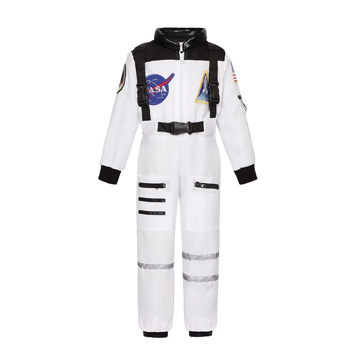 Dormstop Kids Astronaut Costume NASA Space Jumpsuit for Boys Girls Space Pretend Dress up White (5-7 Years) - view 7