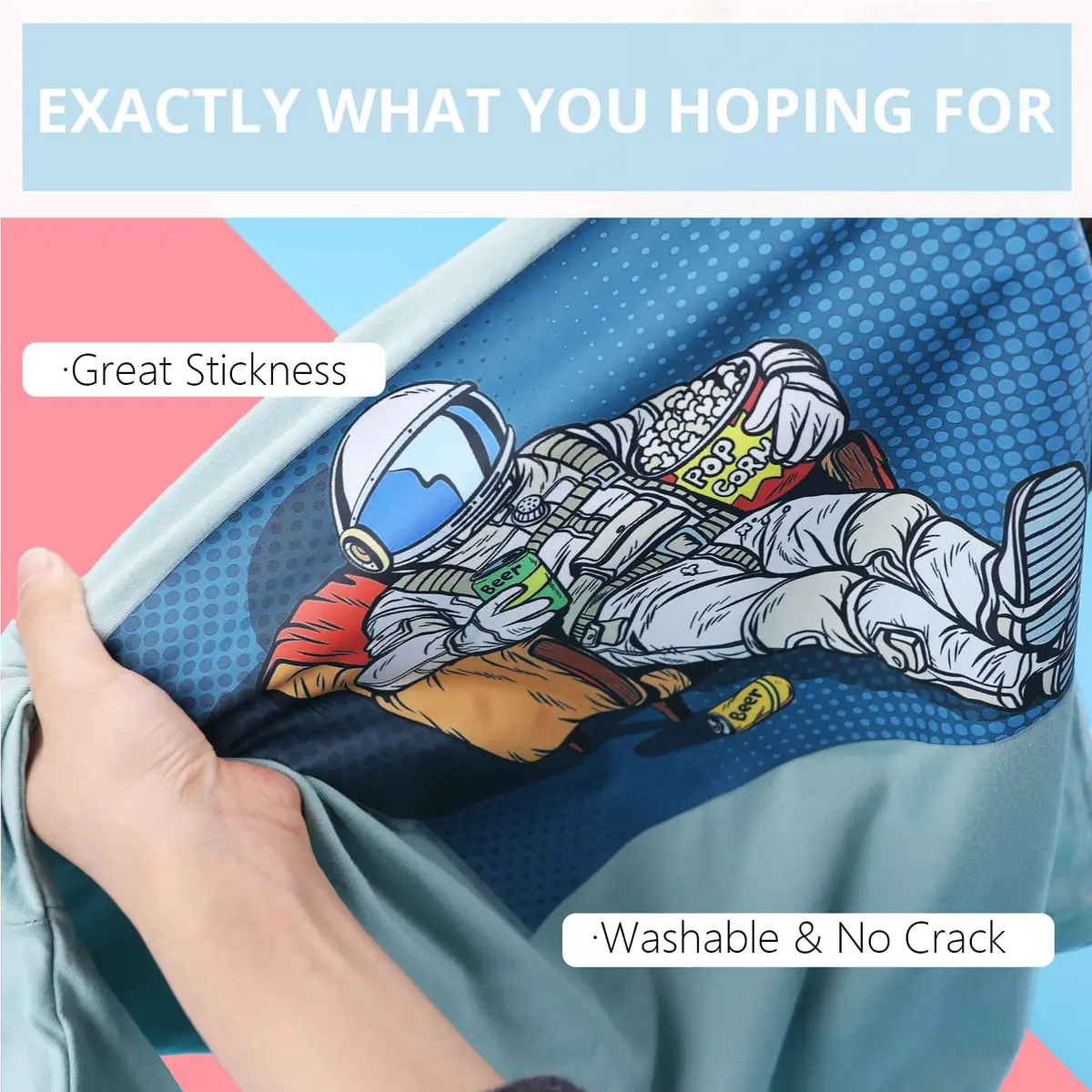 HTVRONT Sublimation HTV for Dark/Light Fabric - Matte, 30.48cm x 1.52m (12" X 5 FT) - view 2