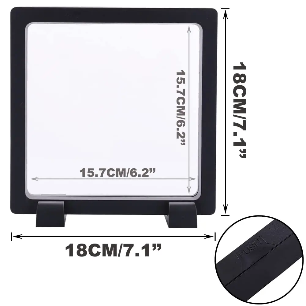 YITOU Display Enclosure 7.1 Inch 3D Floating Frame for Jewelry & Collectibles | Light & Reusable - view 7