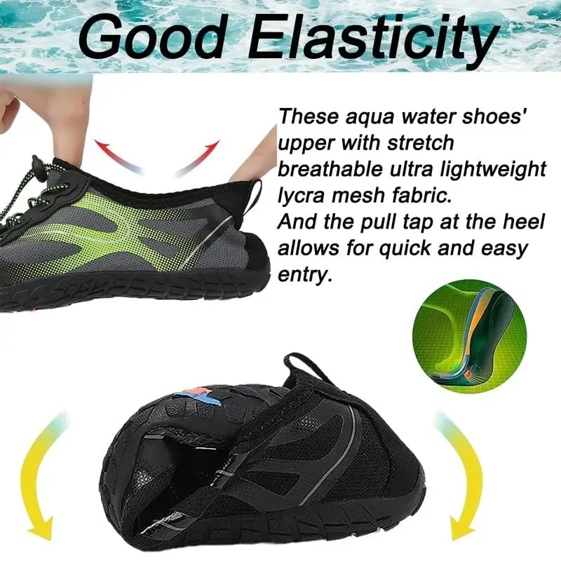 LIZRHA Water Shoes for Men & Women | Quick Dry, Anti-Slip, Breathable, Unisex Water Footwear (10.5 Women/9.5 Men) - view 12