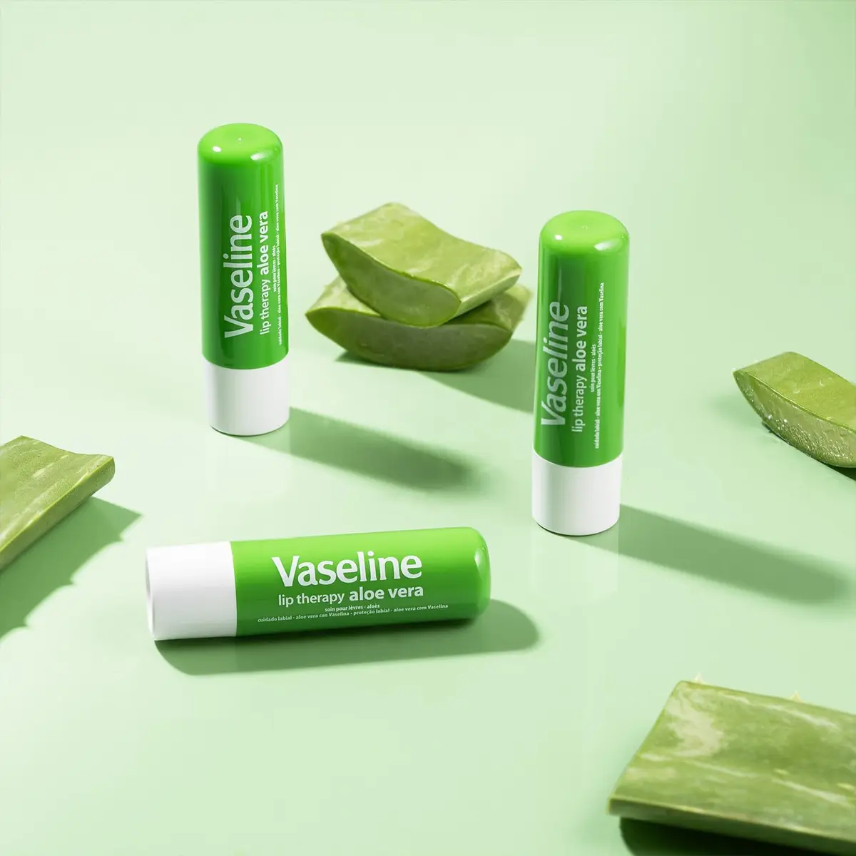 Vaseline Lip Therapy Care Aloe Fresh Lip Balm 0.16 Oz | Nourishes & Softens Lips - view 4