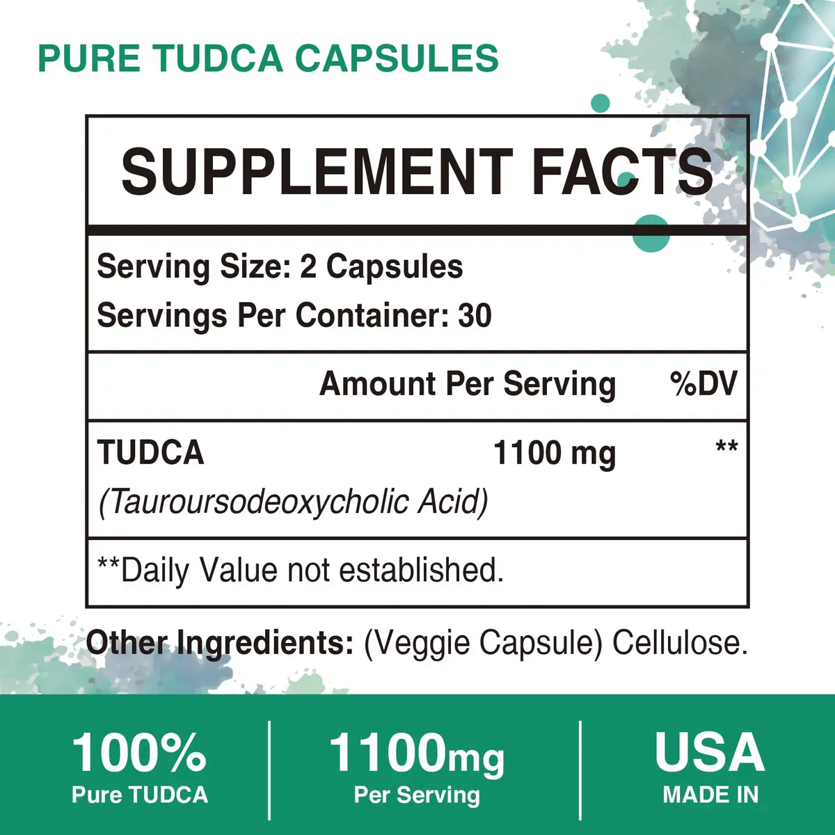 Sambugra TUDCA Liver Supplements 1100mg | Supports Liver Detox & Repair, 120 Capsules - view 5