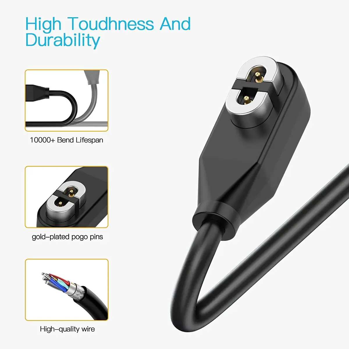 AWINNER 2 Pack Magnetic Charging Cables 1m (3.3ft) | Fast Charge for Shokz Headphones - view 4