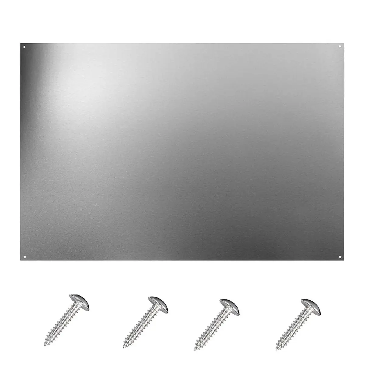 Stainless Steel Backsplash for Kitchen Stove & Range Hood, 30x24-inch, Splatter Guard, Easy Installation - main product image