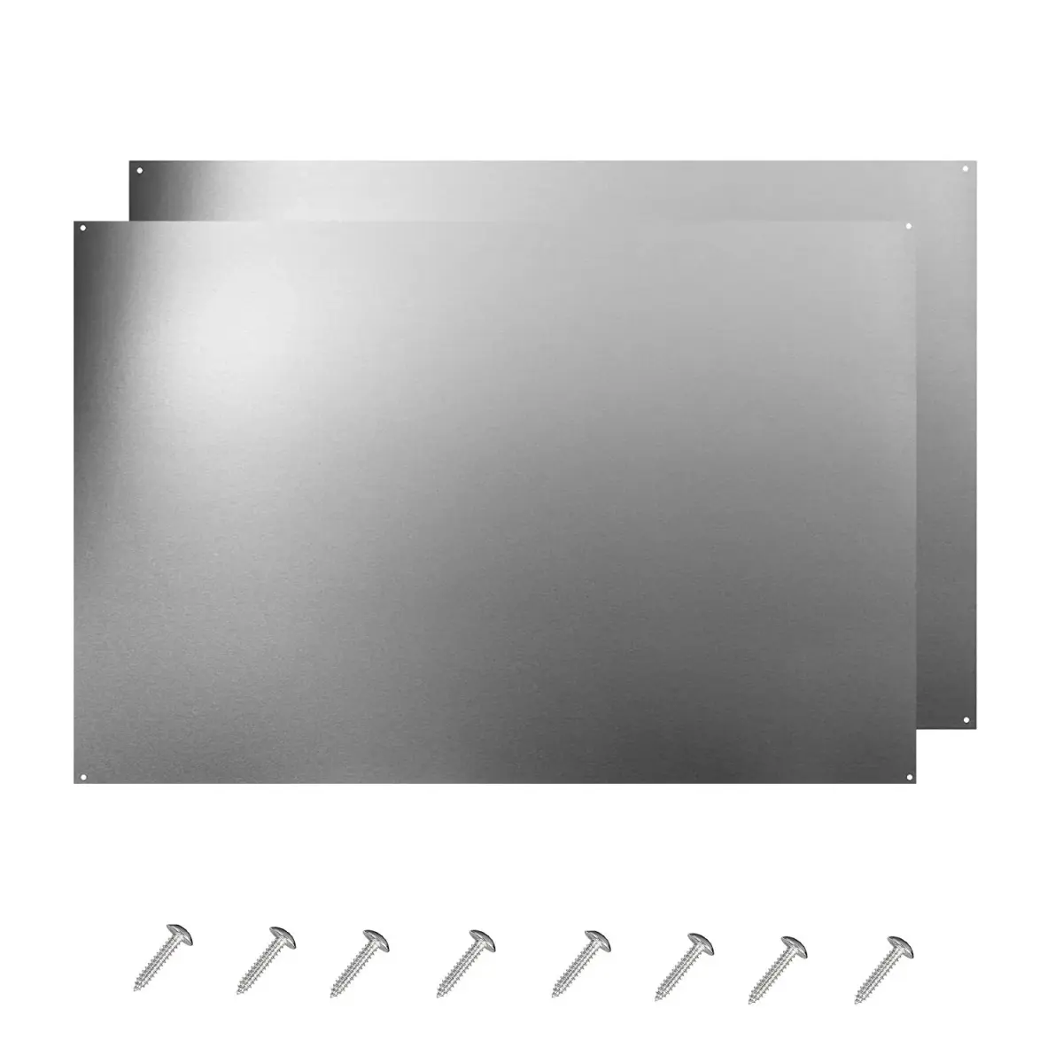 Generic Stainless Steel Kitchen Range Hood Backsplash 76cm x 61cm (24" x 30") | Easy Clean Splatter Guard for Indian Kitchens - main product image