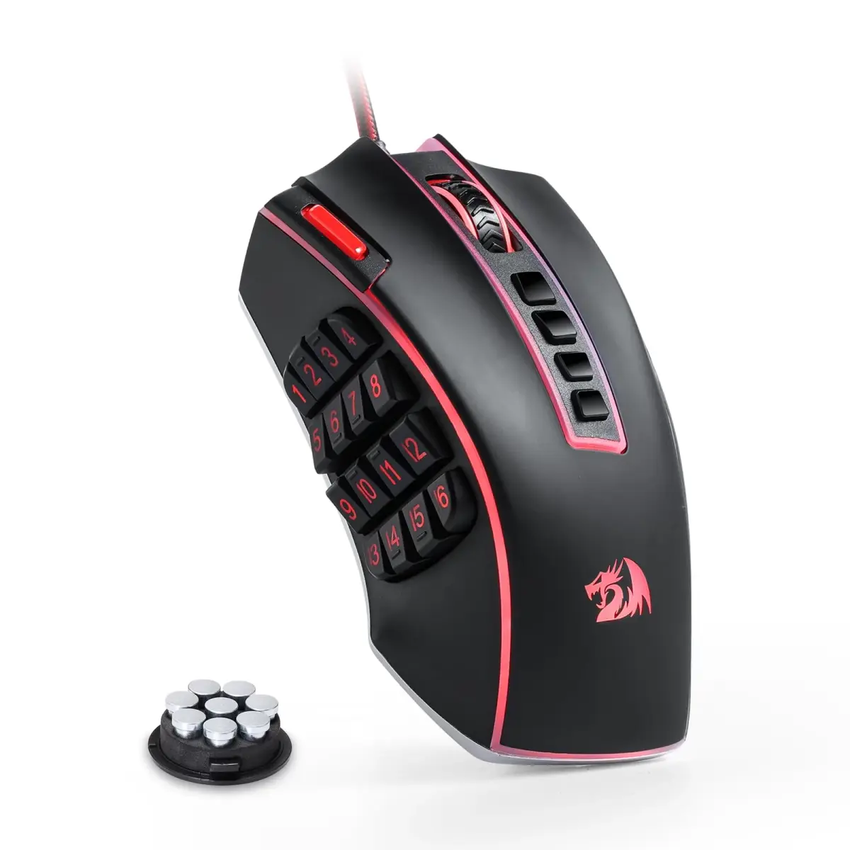 Redragon M990 Wired RGB MMO Gaming Mouse 32000 DPI with Weight Tuning | 23 Programmable Buttons - main product image
