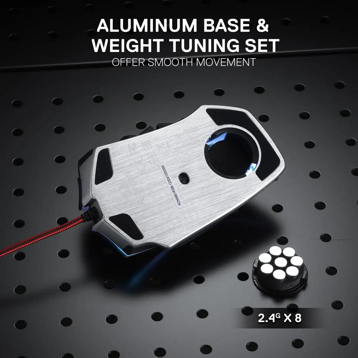 Redragon M990 Wired RGB MMO Gaming Mouse 32000 DPI with Weight Tuning | 23 Programmable Buttons - view 5